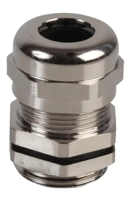 PG-MA PG11 Brass Nickel Plated Cable Gland 6-10mm Dia. - PRO POWER