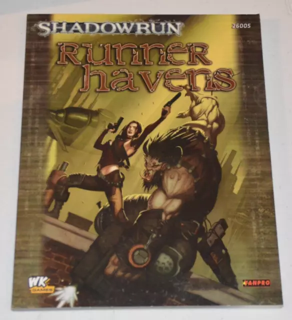 RUNNER HAVENS 4th ed SHADOWRUN Scenario 26005 WK Games Fanpro RPG