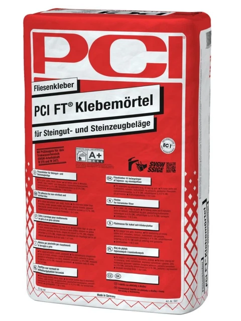Adesivo per piastrelle PCI FT malta adesiva 25 kg piastrelle per parete piastrelle per pavimento piastrelle colla