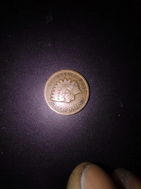1900 Indian Head Cent XF EF Extremely Fine Bronze Penny 1c Coin Collectible