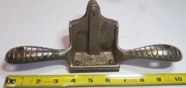 VINTAGE STANLEY No. 81 CABINET SCRAPER WOOD PLANE WITHOUT BLADE