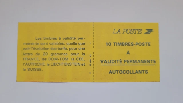 Carnet De 10 Timbres France BC74 - Lettres 20g - Thème Impressionnistes (2006) NEUF