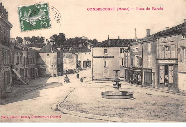 55  .n°  107407 .  gondrecourt .boulangerie .horlogerie bijouterie .place du m
