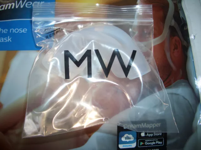 Ersatzkissen für Nasenmaske Philips Respironics DreamWear  Gr. MW OVP.