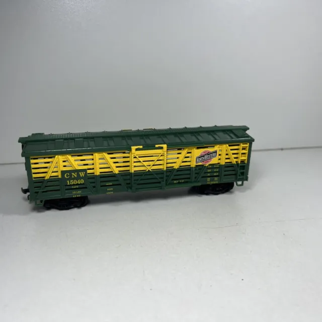 Life Like HO Chicago & North Western Stock Cattle Car CNW 15040 Freight Train NT