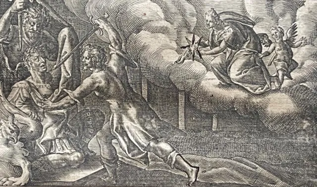 Assassina de Jules César d'après van de Passe ( 1589-1637) 1622 OVIDE