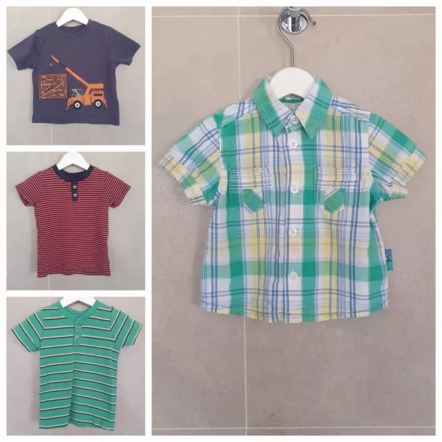 Baby Boy Tops Bundle Of 4 (3-12 Months) Tommy Bahama/Seed/Mothercare