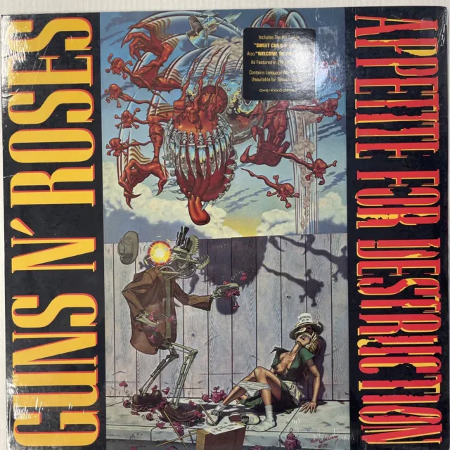 Guns N Roses “Appetite For Destruction”  ULTRA RARE ORIGINAL 1987 SEALED!