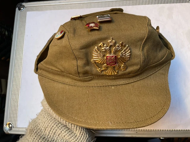 Lot De 8 Calots Militaires - Lénine URSS, Police US, Bundeswehr, état Variable