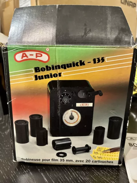 Cargador casete de película a granel de luz diurna AP Bobinquick 35 mm capacidad
