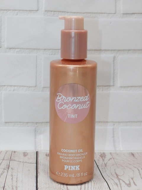 VICTORIAS SECRET PINK Bronzed Coconut Oil Tint Radiant Body Bronzer 8oz NEW CQ89 VICTORIAS SECRET PINK Bronzed Coconut Oil Tint Radiant Body Bronzer 8oz NEW CQ89