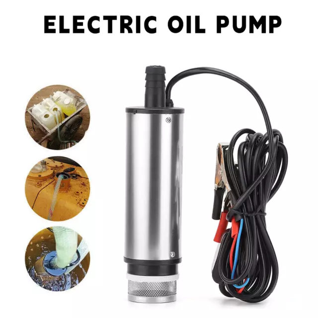 12V  Submersible Diesel Pump Transfer Fuel Water Oil Kerosene Car Vessel 3