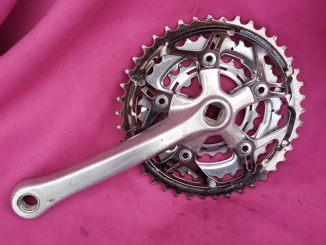 Pédalier Ancien Shimano FC-MC30 175mm - Carré Conique 5 Boulons - Pour VTT Et Route