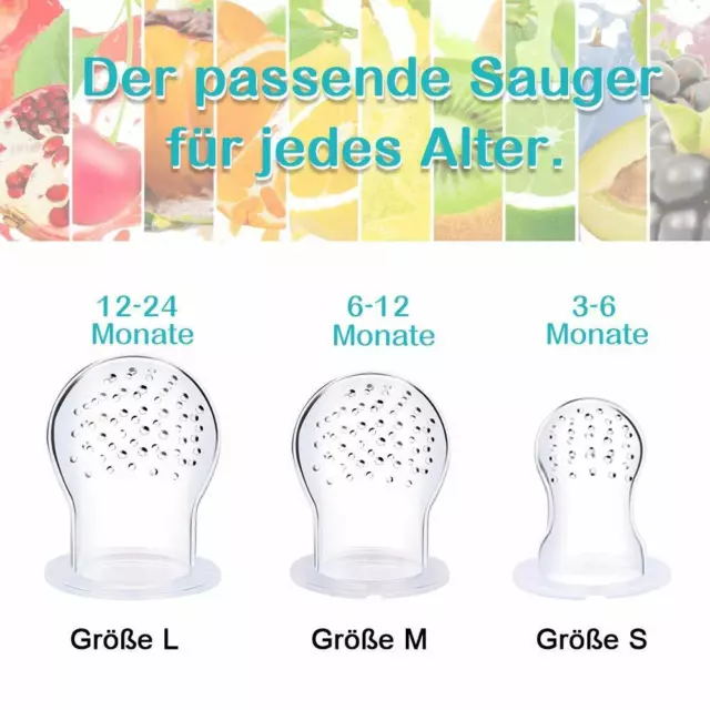 3x Primamma MAM BABYLOVE Ersatzsauger für Fruchtsauger Sauger Ersatz Schnuller ✅ 2