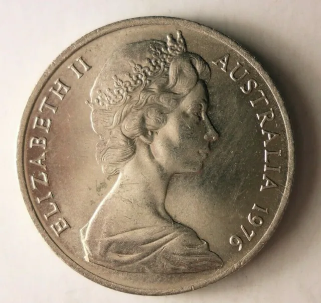1976 AUSTRALIA 10 CENTS - High Quality Coin - FREE SHIP - Bin #308