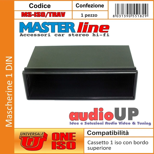 Autoradio Pioneer 2DIN DMH-A340DAB monitor 6,8' + mascherina Fiat Bravo 2 din