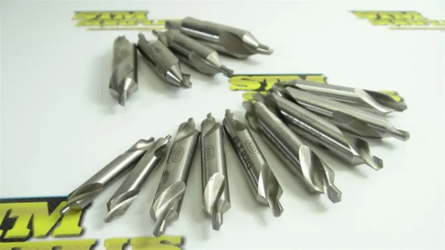 Lot Of 13 Hss Combination Drill & Countersinks #4 X 90° To #8 Keo & Cleveland