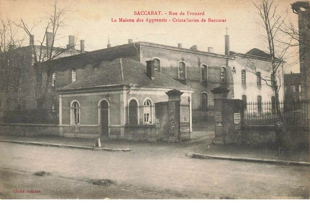 54 Baccarat #31905 Rue De Frouard Maison Des Apprentis Cristallerie
