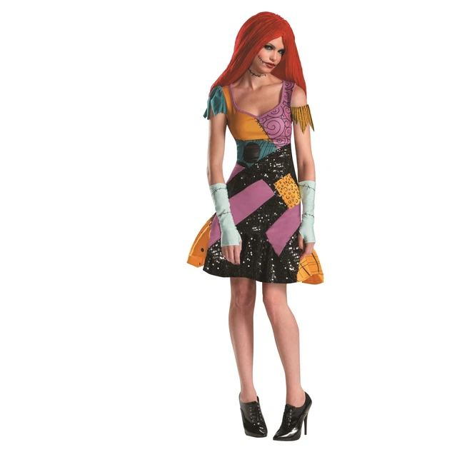 Disguise Tim Burtons The Nightmare Before Christmas Sally Glam Adult Costume,...
