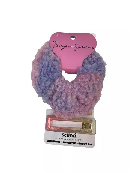 Scunci by xo, Morgan Simianer Scrunchie, Barrette, Bobby Pin Set