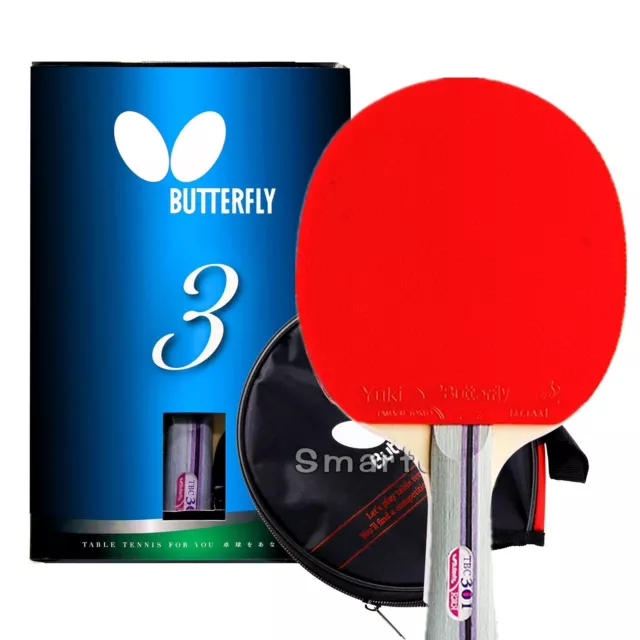 Butterfly TBC301 Table Tennis Bat Long Handle Paddle Shakehand FL Racket