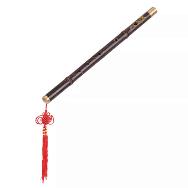 Professional Black Bamboo Dizi Flute Traditional Handmade Chinese Musical Q8K6