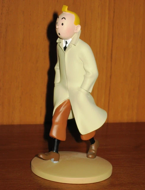 figurines tintin : la collection officielle - n° 1 : tintin en trench-coat ( figurine + livret ) | Rakuten