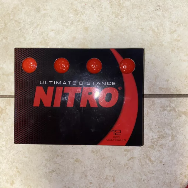 NITRO NMD12OBXC MAXIMUM Distance Golf Ball (12-Pack), Orange $37.89 -  PicClick