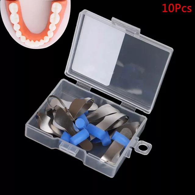 10x Dental Twin Anterior Matrices Matrice Polyester Dentist Matrix Materia.EL