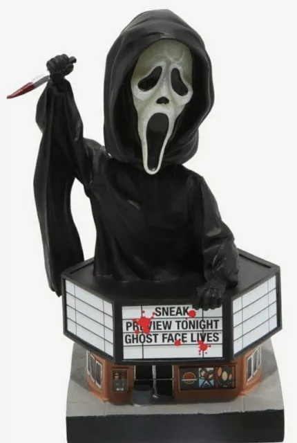 Royal Bobbles Scream Ghost Face Gitd Hot Topic Exclusive Bobblehead New