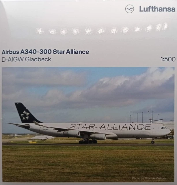 HERPA WINGS LUFTHANSA Boeing 767-300ER Star alliance 1:500 Ref: 502795 EUR 19,90 - FR