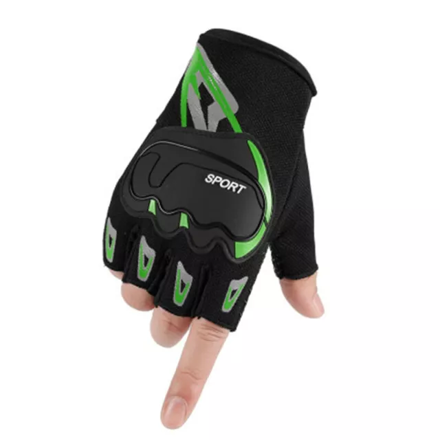 Guantes de medio dedo guantes antideslizantes transpirables absorción de golpes guantes deportivos