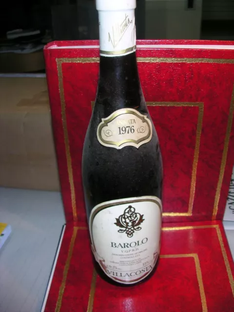 Barolo Bottiglia Annata 1976 Villacosta     0,75 Litri