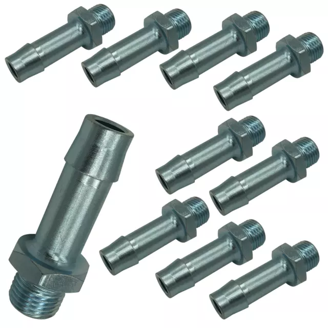 10x Schlauchstutzen M16 für Bremsschlauch 13x6 Stutzen 13mm Druckluftbremse LKW