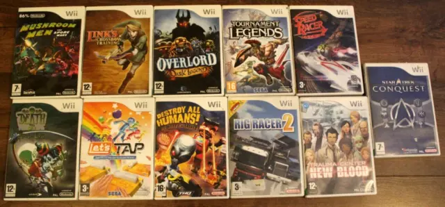 Giochi Nintendo Wii Multi-listing. PIÙ GIOCHI CHE IN FOTO Tutti PAL UK!