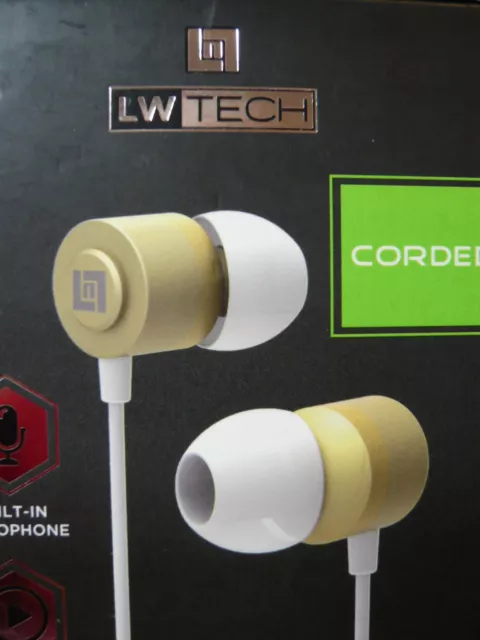 Earbuds Sport Headset 3.5mm SCHOKING SUPER BASS Stereo w/microphone.NEW !