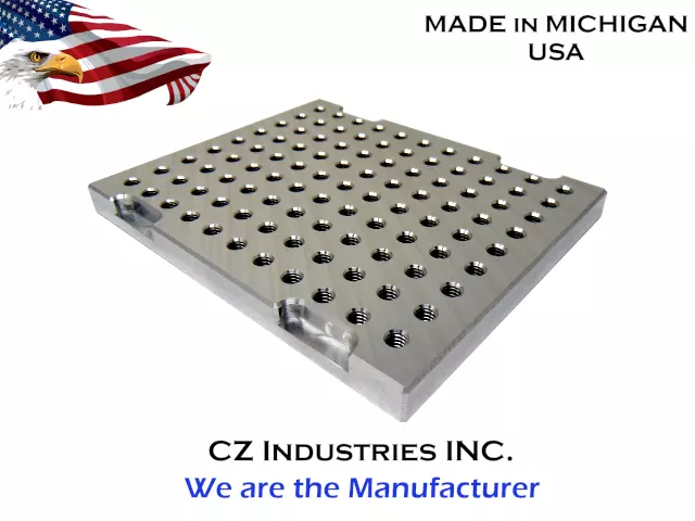 5" x 6" x 1/2" MIC 6 Aluminum Fixture / Sacrificial Plate, Mini Pallet,QTY: 1