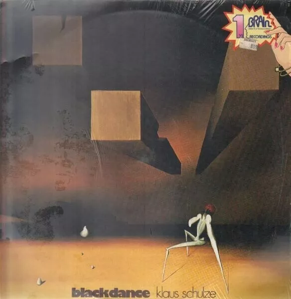 Klaus Schulze Blackdance NEAR MINT Brain Vinyl LP