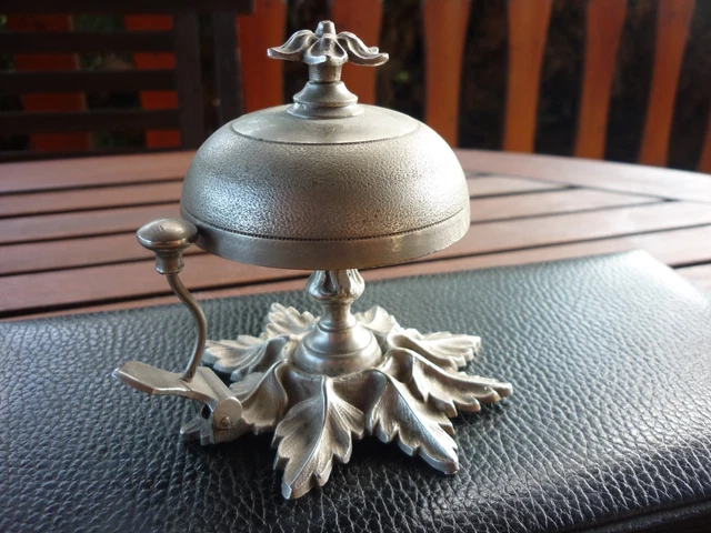 Sonnette de réception de comptoir de table d'office cloche en laiton