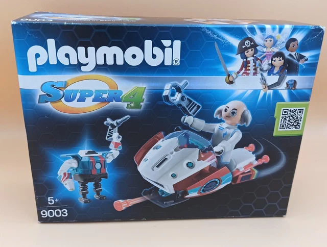 PLAYMOBIL 9003 SUPER 4 Skyjet with Dr. X and Robot NO BOX 8.83