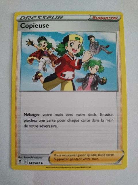 CARTE POKEMON / Dresseur / Copieuse / 143/203 / Vf 2021 EUR 1,00 - PicClick FR CARTE POKEMON / Dresseur / Copieuse / 143/203 / Vf 2021 EUR 1,00 - PicClick FR