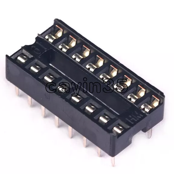 20PCS 16-Pins DIP IC Sockets Adaptor Solder Type Socket NEW