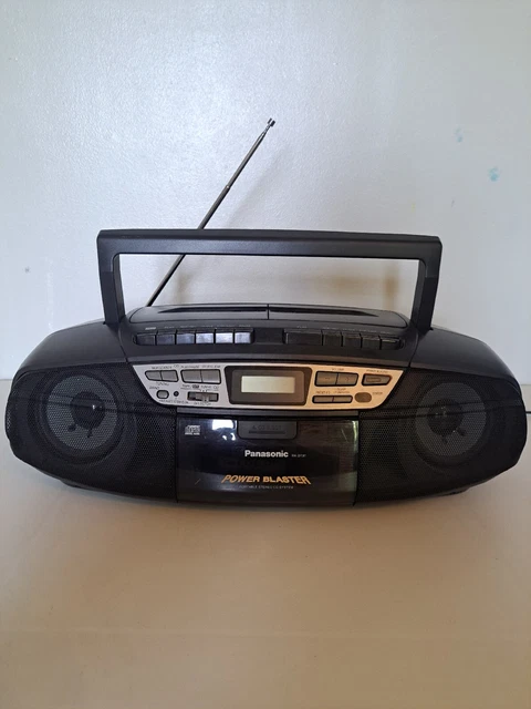 PANASONIC RX-DT37 POWER Blaster Stereo Boombox portable CD / Tape ...