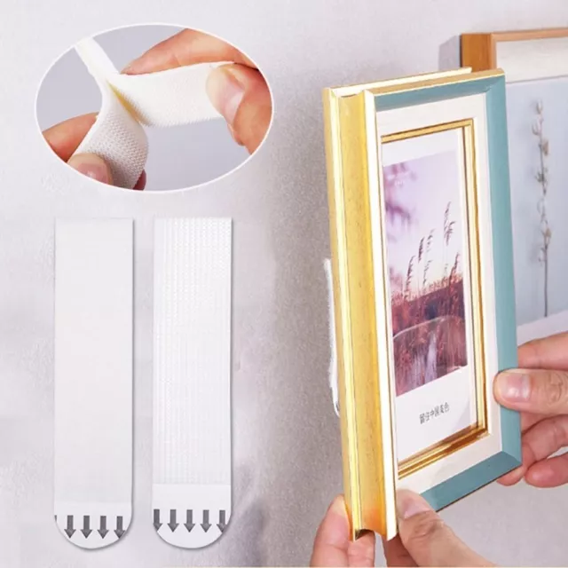 1/12Pcs Picture Frame Fixed Mounting Self Adhesive Wall Hook