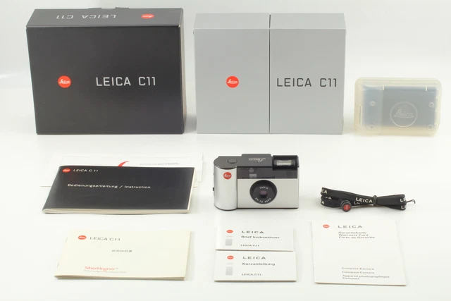 [Near MINT w/ Case] Leica C11 Silver Point & Shoot APS Film Camera From JAPAN