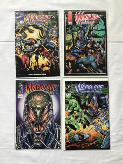 Warblade: Endangered Species #1-4 VF/NM Complete Series Steve Seagle Set Lot