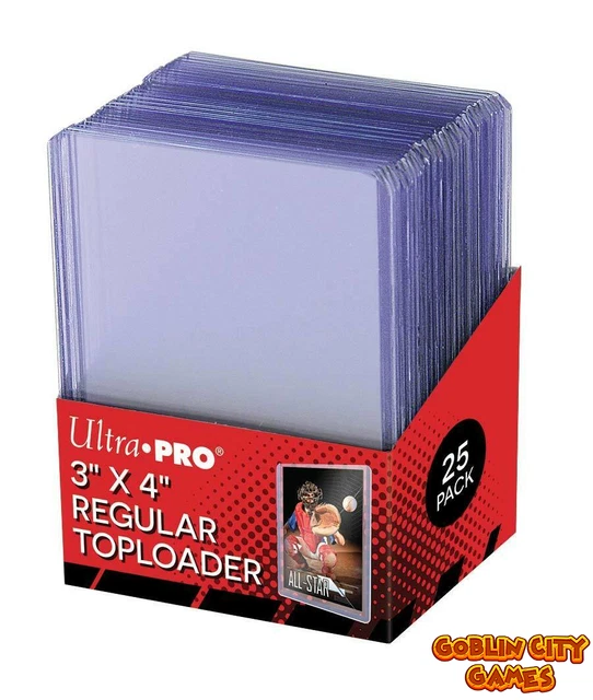 thumbnail image 2 of Ultra PRO 3x4 Semi-Rigid Toploaders - 200/500/1000ct Packs, 35pt, Acid-Free & UV Protection 2 of 6