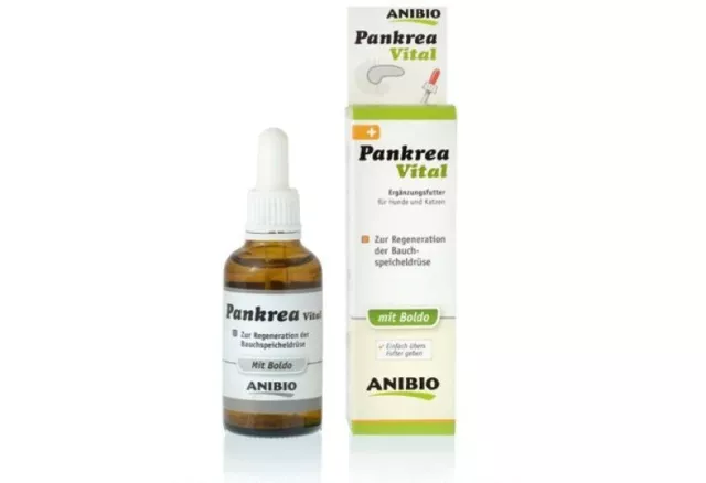 Anibio Pankrea-Vital 30ml Ergänzungsfutter für Hunde und Katzen NEU&OVP