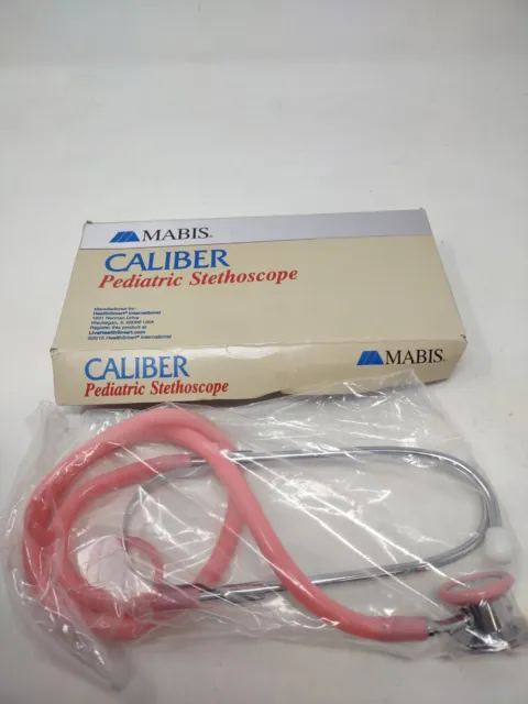 MABIS DMI Healthcare Caliber Series Pediatric Stethoscope,Lightweight, Pink