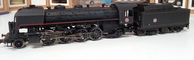 Locomotive Vapeur Jouef 141 R - Dépôt Miramas, Fabrication Française, Occasion
